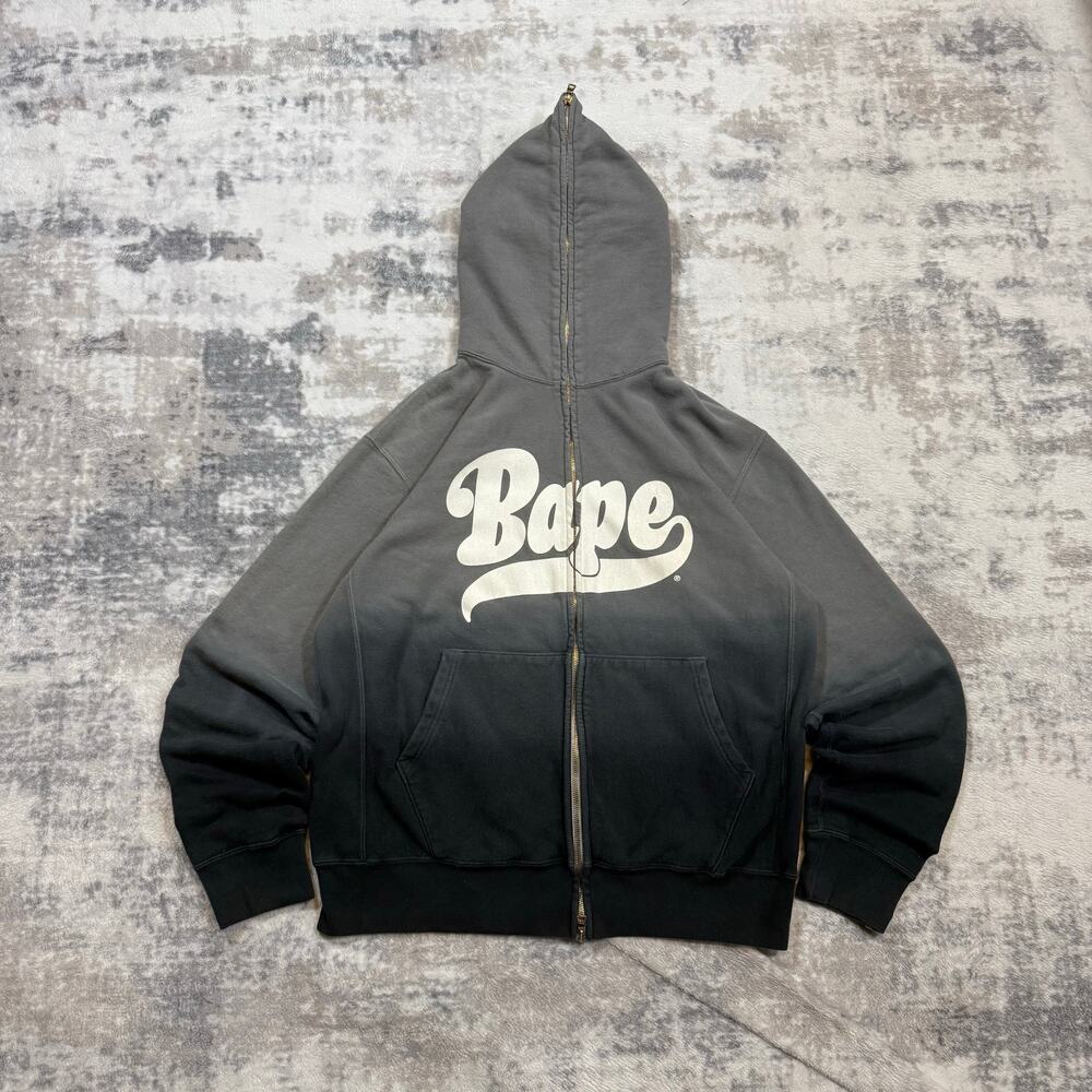 Authentic Bape 2000’s Gradient Full Zip Hoodie M - image 1